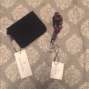 Vera Bradley campus double ID and lanyard